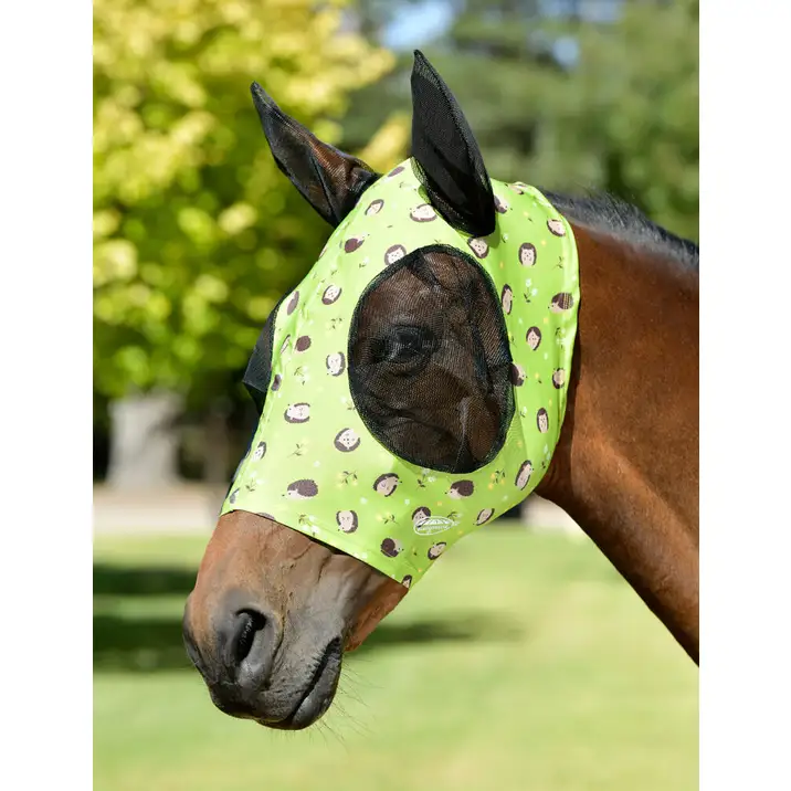 WEATHERBEETA STRETCH BUG EYE SAVER WITH EARS HEDGEHOGS & FLOWERS PRINT
