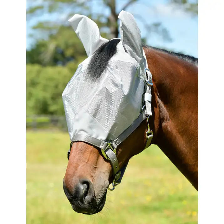 ComFiTec Hexi Shield Dual Fly Mask (field safe halster)