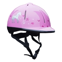 RH VEILIGHEIDSHELM RIDER PINK