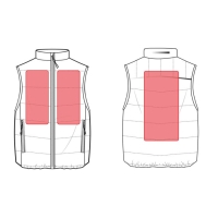 Kids verwarmde bodywarmer -Cuddle- Style