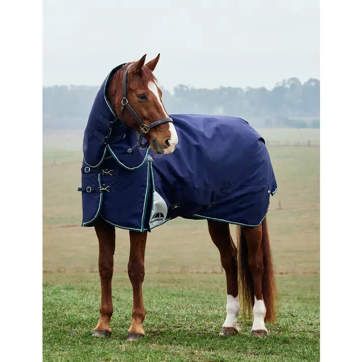 WEATHERBEETA COMFITEC PLUS DYNAMIC TURNOUT DETACH-A-NECK 100G NAVY/FOREST GREEN