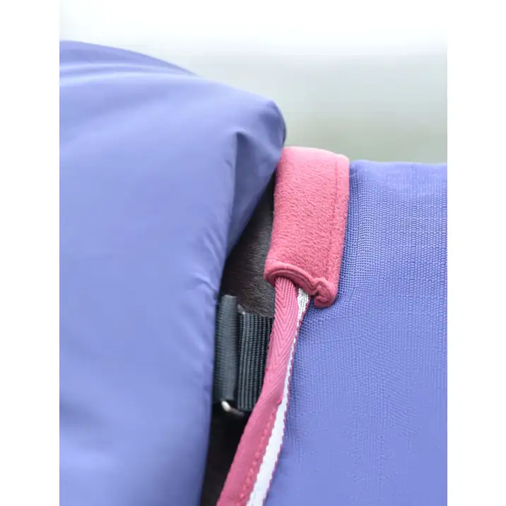 WEATHERBEETA COMFITEC ESSENTIAL TURNOUT DETACH-A -NECK 220G NAVY/BURGUNDY