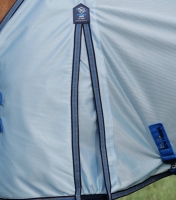 PE Mesh Air Fly Rug with Surcingles Blue