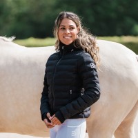 GEWATTEERDE JAS VIOLET