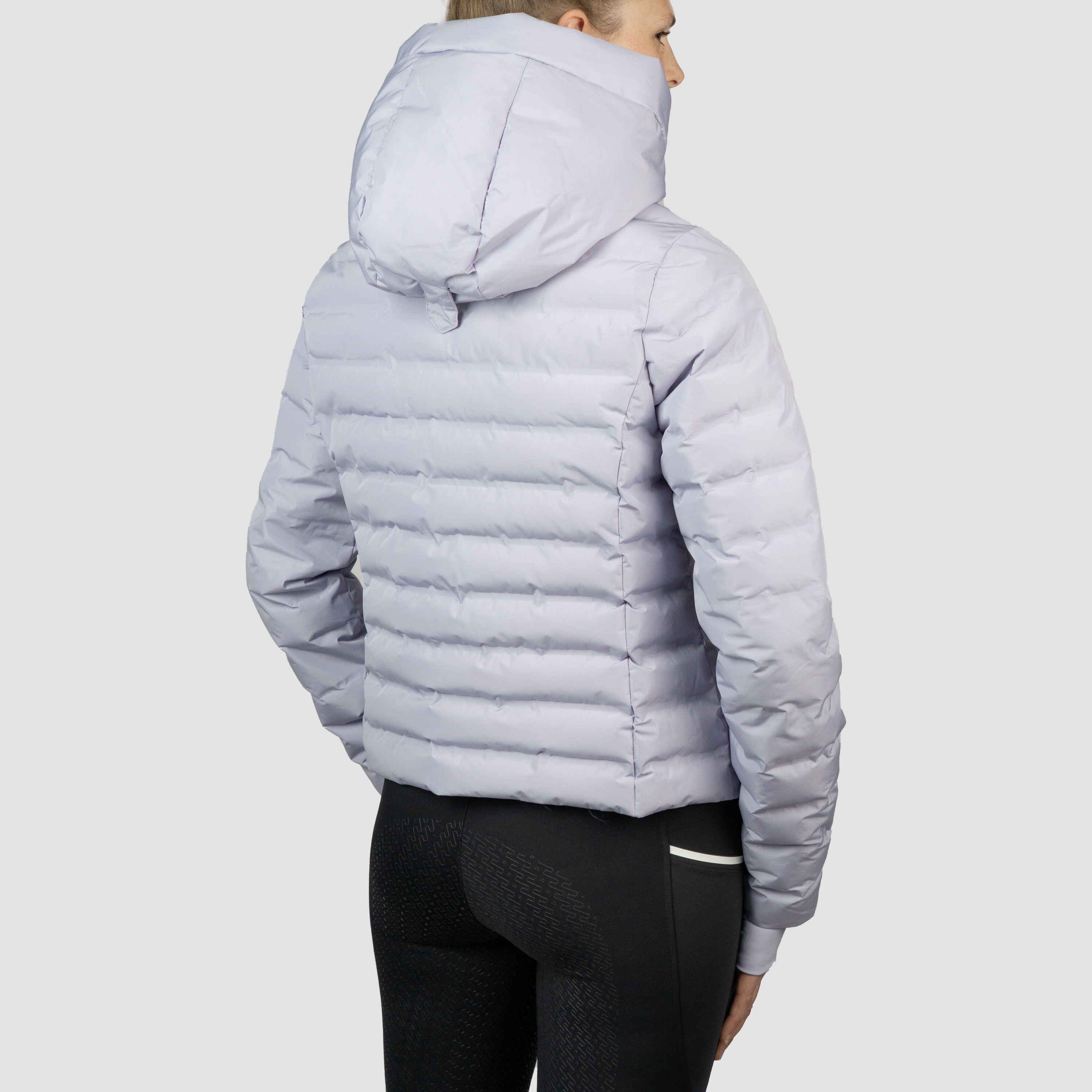 GEWATTEERDE JAS VIOLET