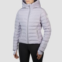 GEWATTEERDE JAS VIOLET