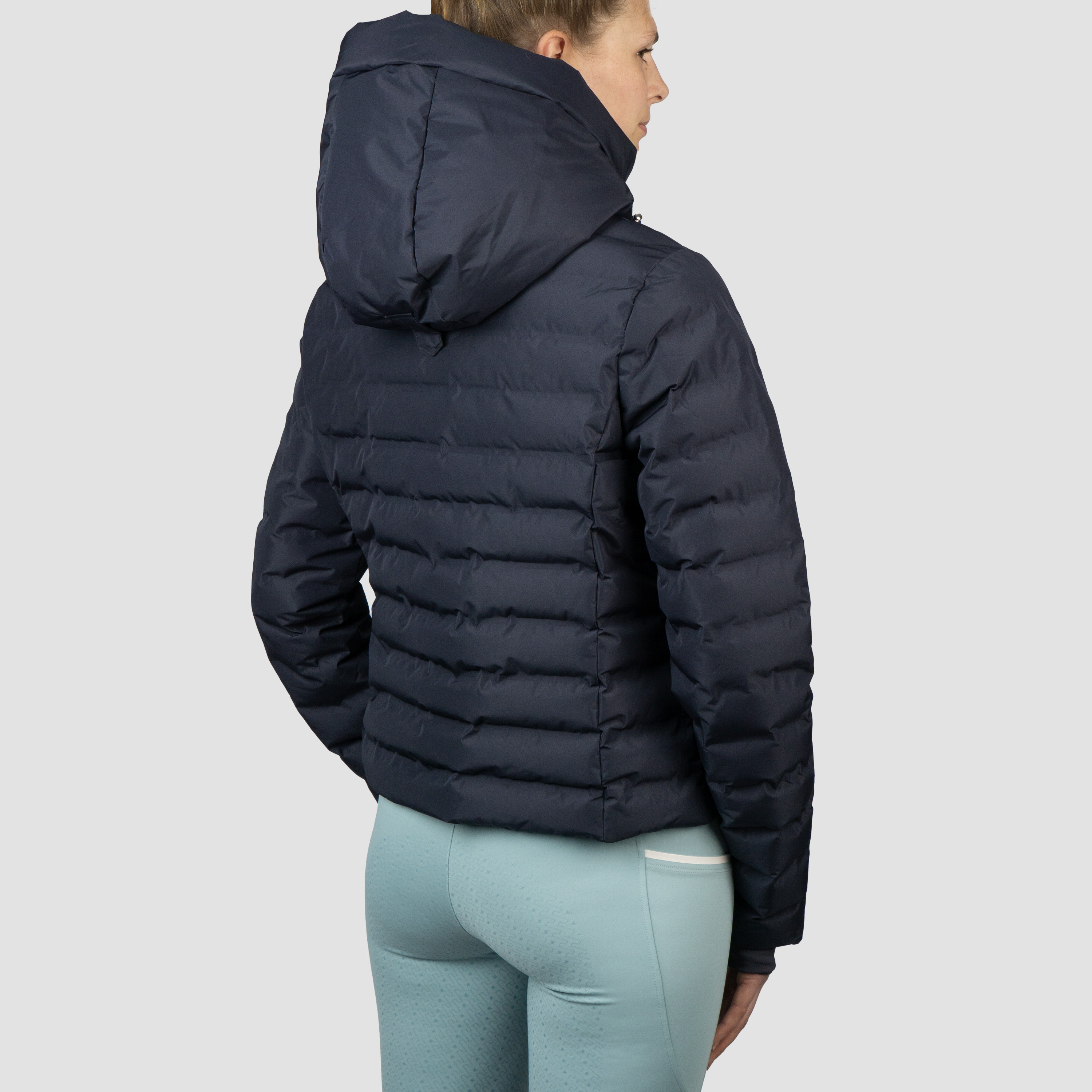 GEWATTEERDE JAS VIOLET