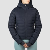 GEWATTEERDE JAS VIOLET